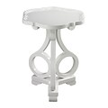 Sterling Industries 582136-0039 27 Novelty Accent Table; Gloss White