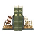 Sterling Industries 58291-42069 Set of 2 Beach Chair Decorative Bookends, Multi