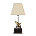 Dimond Lighting Perching Robin 58293-9389 15 Incandescent Table Lamp, Gold/Black