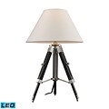 Dimond Lighting Studio 582D2125-LED9 24 Tripod Table Lamp, Chrome/Black