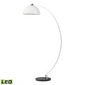 Dimond Lighting Cityscape 582D2462-LED9 72 Floor Lamp, White/Black/Polished Chrome