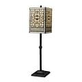 Dimond Lighting Adamson 582D18519 27 Incandescent Table Lamp; Tiffany Bronze