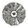 Sterling Industries 582129-10919 Priory Road Aluminium and Rope Wall Clock, White Face