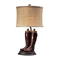 Dimond Lighting Wood River 58293-100129 22 Incandescent Table Lamp; Polished Tan