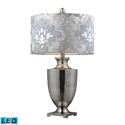 Dimond Lighting Langham 582D2248P-LED9 31 Table Lamp; Antique Mercury/Polished Chrome