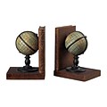 Sterling Industries 58293-92249 Set of 2 Atlas Decorative Bookends, Bronze