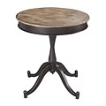 Sterling Industries 582138-0479 30 Round Side Table, Restoration Grey/Washed Pine