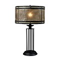Dimond Lighting Mica Filagree 582D18499 23 Incandescent Table Lamp; Antique Black