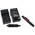 Insten® 313973 2-Piece DV Battery Charger Bundle For Canon NB-4L