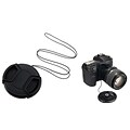 Insten® 345026 2-Piece DV Cap Bundle For 55 mm Filters/Adapters/Lens