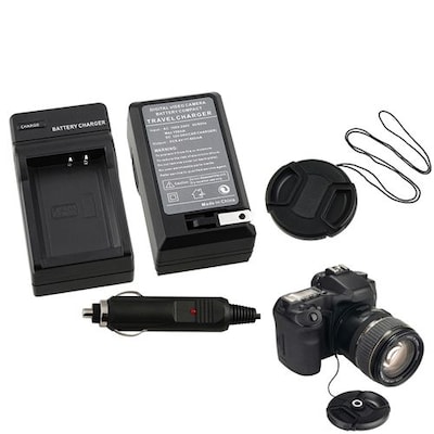 Insten® 369837 3-Piece DV Cap Bundle For Canon LP-E10 battery/58 mm Filters/Adapters/Lens