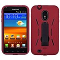 Insten® Symbiosis Stand Protector Case For Samsung Epic 4G Touch/Galaxy S II; Black/Red
