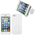 Insten® Back Protector Cover W/Stand F/iPhone 5/5S, White