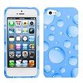 Insten® Phone Protector Cover F/iPhone 5/5S; Blue Bigger Bubbles