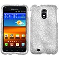 Insten® Diamante Protector Case For Samsung Epic 4G Touch/Galaxy S II; Silver