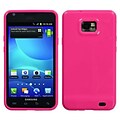 Insten® Argyle Candy Skin Case For Samsung I777 Galaxy S2; Solid Hot-Pink