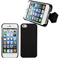 Insten® Back Protector Cover W/Stand F/iPhone 5/5S; Black
