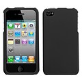 Insten® Rubberized Protector Cover F/iPhone 4/4S, Black