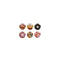 Insten® Button Stickers-Set 005 For iPod Touch/iPhone/iPad