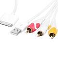 Insten® 5.6 Composite AV Cable For iPhone 3G/4S/iPad/iPod touch/iPod nano