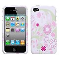 Insten® Phone Protector Cover F/iPhone 4/4S; Floral Garden
