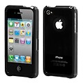 Insten® Chrome Coating Metal Surround Shield Protector Cover F/iPhone 4/4S; Gunmetal