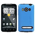 Insten® Faceplate Case For HTC EVO 4G; Baby Blue/Black