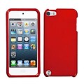 Insten® Phone Protector Case For iPod Touch 5th Gen; Solid Flaming Red