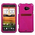 Insten® Protector Case For HTC EVO 4G LTE; Solid Hot-Pink