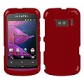 Insten® Phone Protector Case For Alcatel 918 One Touch; Solid Red