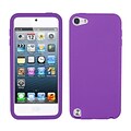 Insten® Solid Skin Cover For iPod Touch 5th Gen, Electric Purple