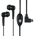Insten® Pro Executive Stereo HandsHeadset MIC Ear Plugs Earphone; Black