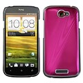 Insten® Back Protector Case For HTC-One S; Pink Cosmo