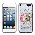 Insten® Diamante Back Protector Cover For iPod Touch 5th Gen; Dog-Gnaw-Bone Crystal 3D