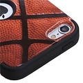 Insten® TUFF Hybrid Phone Protector Cover For iPod Touch 5th Gen, Black Basketball