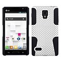 Insten® Soft Protector Case For LG P769 Optimus L9; White/Black Astronoot