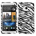 Insten® Protector Cover For HTC-One/M7; Zebra