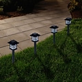 Pure Garden Outdoor 50-12 Lantern Solar Landscaping Lights