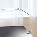 Lavish Home 41 Plastic LED Clamp Desk Lamp, Silver