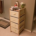 Lavish Home Wood Five Drawer Unit, 4 Drawers