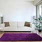 Lavish Home Carpet Shag Rug, Polyester 30" x 60" Purple