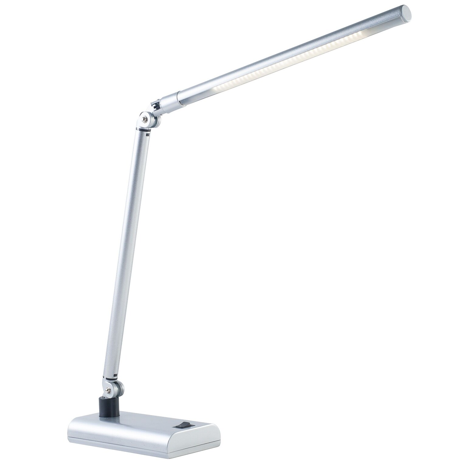 Lavish Home 26 x 3.12 Aluminum & Plastic Desk Lamp, Silver