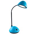 Lavish Home 21 x 5 Plastic LED Desk Lamp, Blue