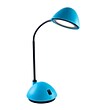 Lavish Home 21" x 5" Plastic LED Desk Lamp, Blue