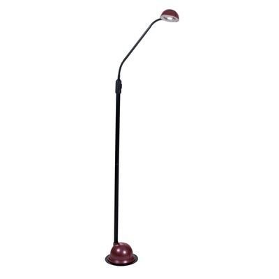 Lavish Home 60 Plastic Floor Lamp, Red