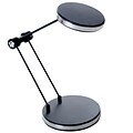 Lavish Home 12.5 Metal & Plastic Foldable Desk Lamp, Black