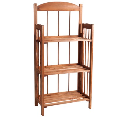 Lavish Home Wood Bookcase 3 Shelf