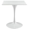Modway Lippa EEI-1123-WHI 27.5 Square Dining Table, White