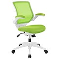 Modway EEI-596-GRN Edge White Base Office Chair, Green