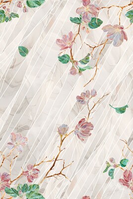 Artscape 36"H x 24"W Wild Rose Multi-Color Window Film